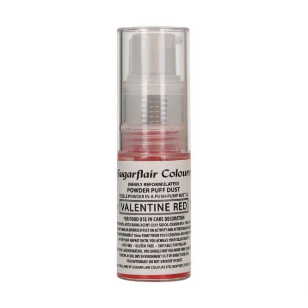 Pumpspray - Pulver Puff Dust - Valentine Red - ohne E171